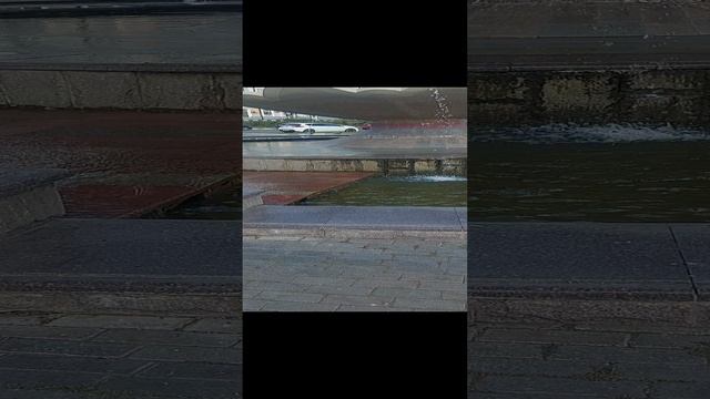 Путешествия и отдых. Республика Мордовия. Город Саранск. Один из фонтанов. смотреть онлайн