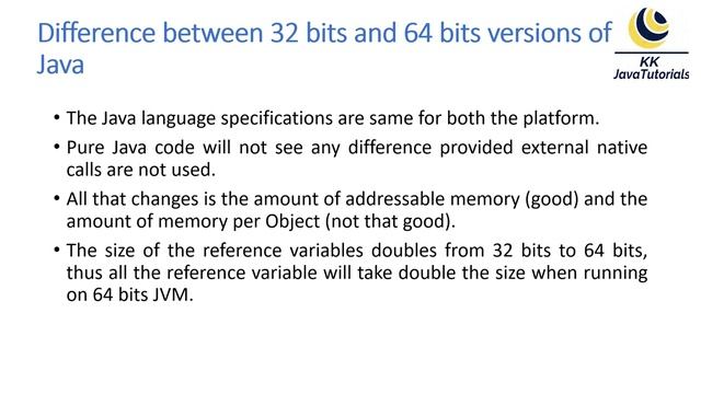 What is difference between 32 bit and 64 bit version of Java? || Online Java Training смотреть онлайн