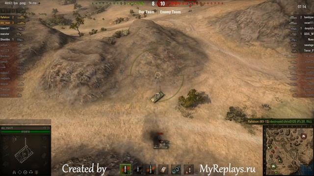 WOT: El Hallouf - KV-1S - 6 frags - смотреть онлайн
