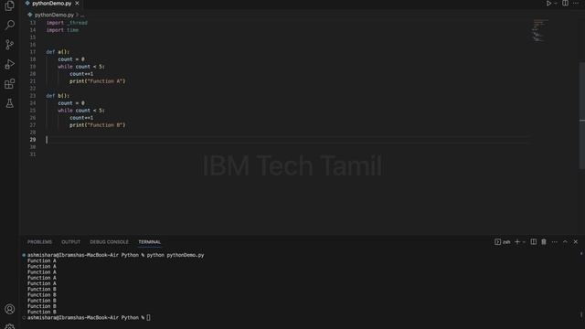 Thread Concept using Python in Tamil - Part 1 | Python Tutorial for Beginners смотреть онлайн