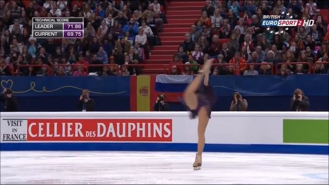 2015 Europeans - Elizaveta Tuktamysheva FS B.ESP2 смотреть онлайн