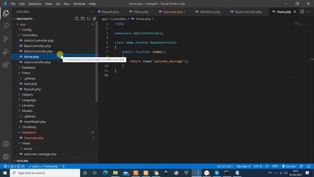 CODEIGNITER SERIES VIDEO-1 codeigniter 4 role based authentication смотреть онлайн