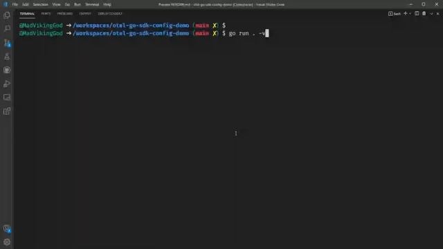 OpenTelemetry Go Configuration Logging Demo смотреть онлайн