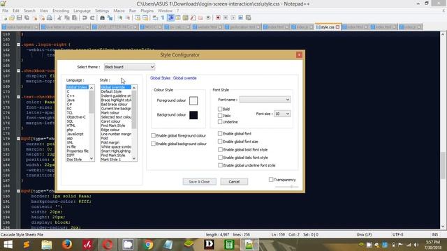 how to change notepad++ theme into dark theme || convert notepad++ into dark смотреть онлайн