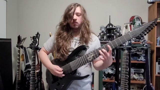 Solar A1.8C Carbon Black 8 String Guitar Review Evertune Blacksmith Strings смотреть онлайн