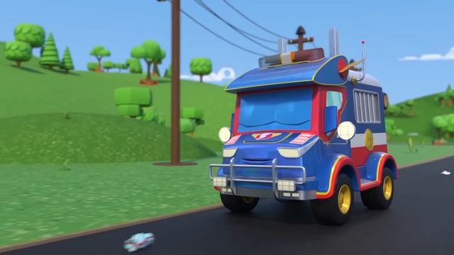 MONSTER TRUCK ROBOT destroys the streets while performing stunts! | Learn to play safe смотреть онлайн