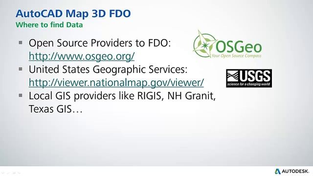 AutoCAD Map 3D 2014: FDO смотреть онлайн