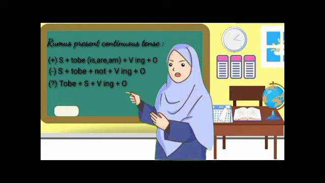 Present continuous tense. This lesson is for IX grade students. смотреть онлайн