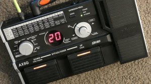 Korg AX5G multi effects pedal revisited: Always a pleasure :)