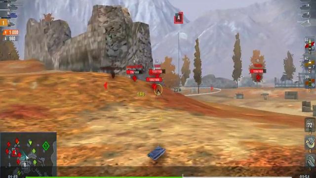 World of Tanks Blitz медаль Пула на Т-54 смотреть онлайн