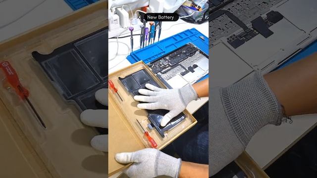 MACBOOK AIR 2011 BATTERY DAMAGE! смотреть онлайн