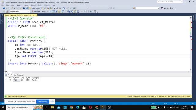 SQL VIEW | CHECK | SQL AUTO INCREMENT | SQL TRIGGER | SQL NOT NULL | SQL NULL UNIQUE | SQL FUNCTION смотреть онлайн