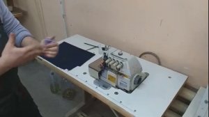 Замена масла в промышленном оверлоке