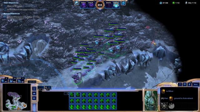 Starcraft II Co-op - Mastery Level 64 pt 1 - Vorazun смотреть онлайн
