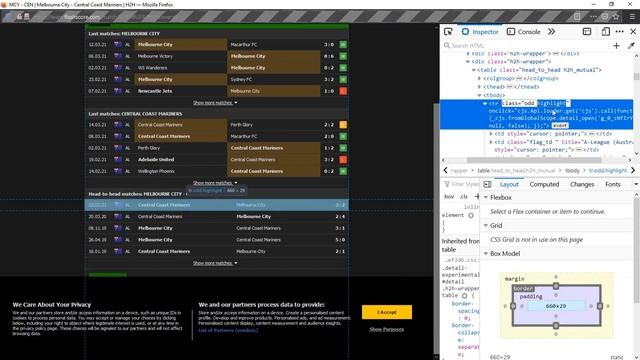 part 2 - Automated Scraping of Football Data From flashscore.com Using Python & Selenium ~ De-Code смотреть онлайн