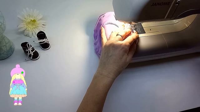 Как сшить берет на куклу смотреть онлайн