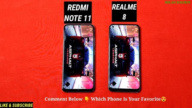 Redmi Note 11 vs Realme 8 Speed Test & Camera Comparison | смотреть онлайн