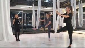 Прямое включение. Стретчинг в гамаках