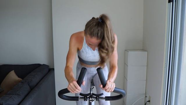 45 MINUTE SPIN CLASS: WATERFALL HIIT | INDOOR CYCLING WORKOUT