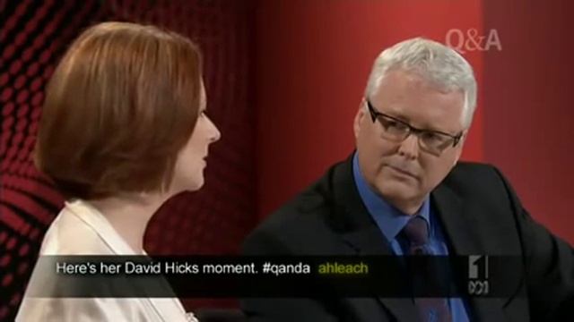 Assange Confronts Gillard on ABC's Q&A смотреть онлайн