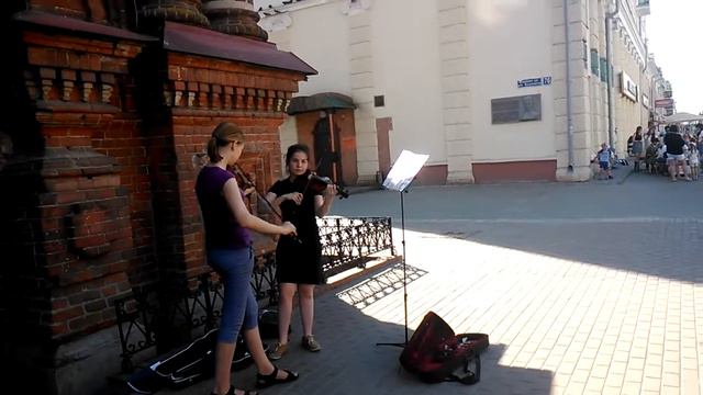 Скрипка " Nirvana-Smells Like Teen Spirit " Казань 24.05.2014 Часть 4 смотреть онлайн