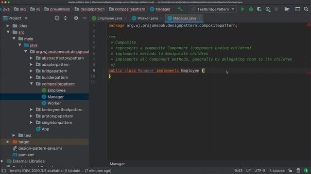 Software design patterns in Java - Composite pattern смотреть онлайн
