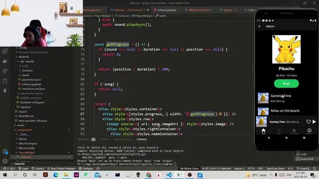 React Native Spotify Clone Presentation смотреть онлайн