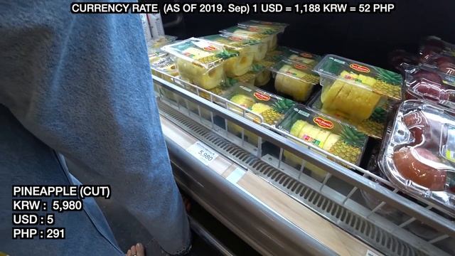 KOREAN SUPERMARKET FOOD PRICES in KRW, USD, PHP | 61 items смотреть онлайн
