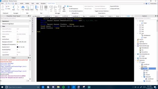 How To Make A Simple Quest System | Roblox смотреть онлайн