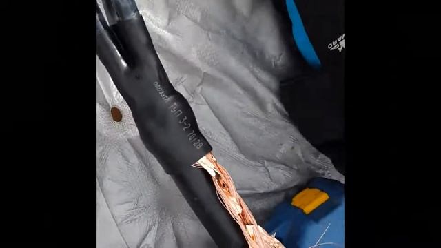 Монтаж кабельной муфты соединительной для кабелей из сшитого полиэтилена смотреть онлайн