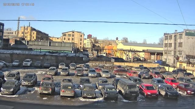 Тестовая запись с уличной ТВ камеры  GF-IR4344HD-VF