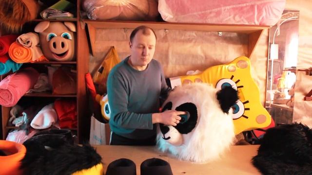 Обзор #4. Как сделать ростовую куклу Панда краткий обзор sibkukla.ru смотреть онлайн