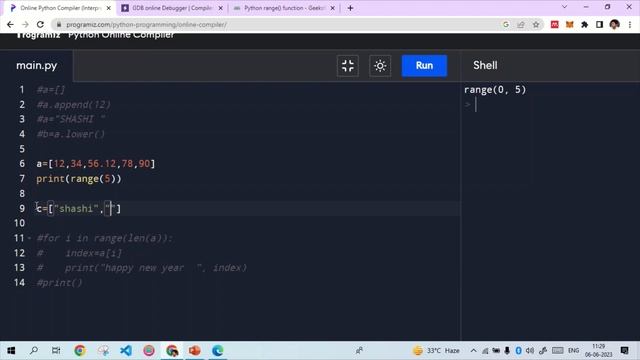 L 8 - How to Use the len() range() Function in Python Lists | Concatenation & Slicing of List смотреть онлайн