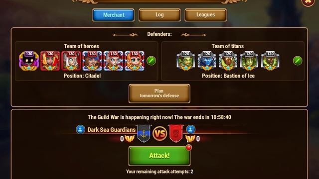 Hero Wars — What Happens in Guild War When you Don't Have an Opponent смотреть онлайн