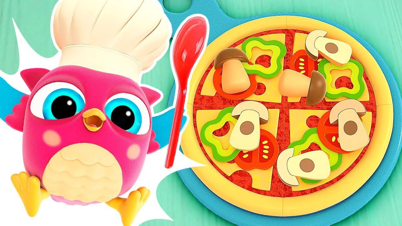 Мультики для детей — Готовим ПИЦЦУ Развивающие видео Совенок ХопХоп
