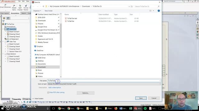 How to save a Solidworks drawing file (slddrw) as a pdf смотреть онлайн