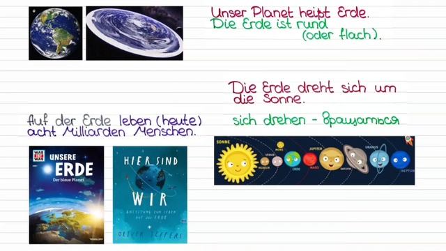 НЕМЕЦКИЙ С НУЛЯ. УРОК 32. МИР ВОКРУГ НАС. DIE WELT / DIE ERDE / DER HIMMEL смотреть онлайн