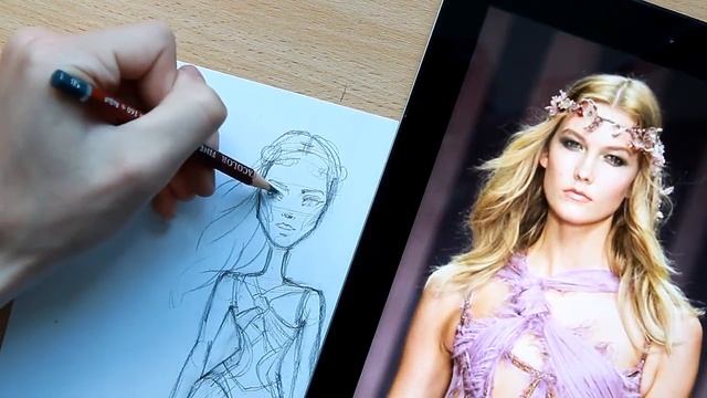 VLOG/ SKETCH/РИСУЕМ FASHION GIRL VERSACE смотреть онлайн