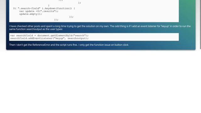 Uncaught ReferenceError: (function) is not defined at HTMLButtonElement.onclick смотреть онлайн