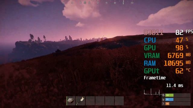 AMD Radeon RX 5500 XT -- Intel Core i5-9400F -- Rust FPS Test смотреть онлайн