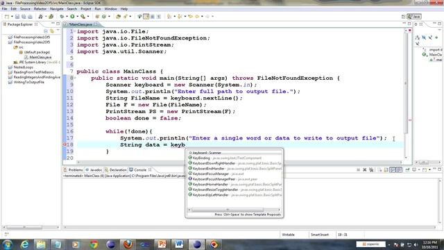 Java File Processing Video 2 of 5 смотреть онлайн
