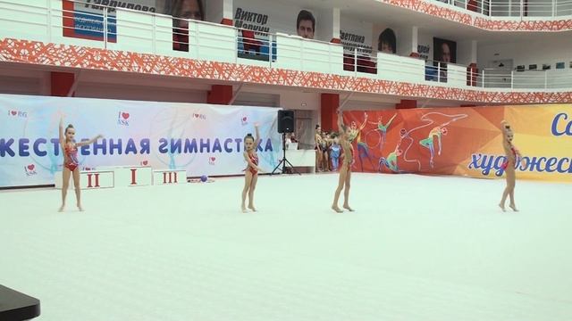 Новичихина Мария, соревнов по художественной гимнастике, г. Новосибирск "Золотая осень". "Синички" смотреть онлайн