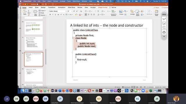 L22CSE1322Sp21 Singly Linked List Implementation Discussed Briefly with Java and C# смотреть онлайн