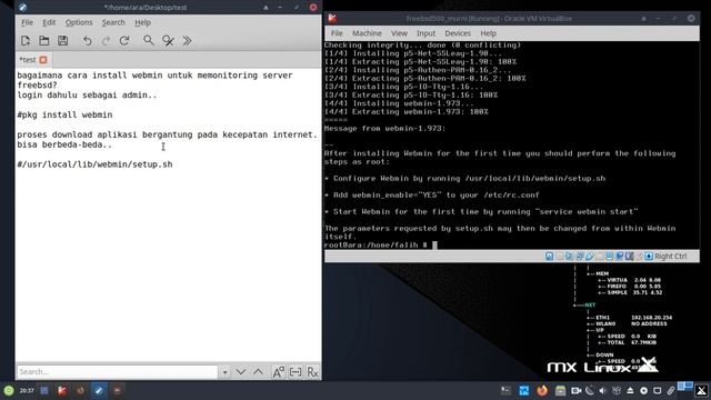 FreeBSD: install webmin смотреть онлайн