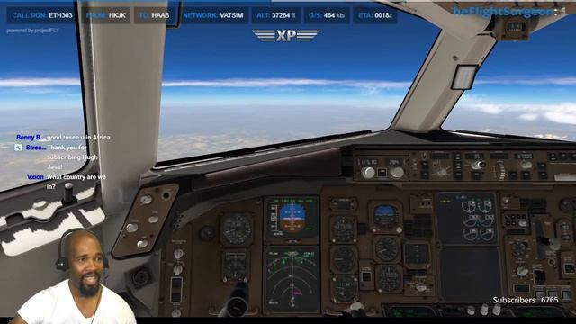 Boeing B767-300ER | Kenya - Ethiopia | HKJK - HAAB | X-Plane 11.5 Vulkan смотреть онлайн