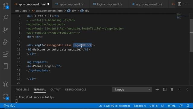 *ngIf else, then directive in Angular | Angular 10 Tutorials in Hindi | Part-14 | #withMe смотреть онлайн