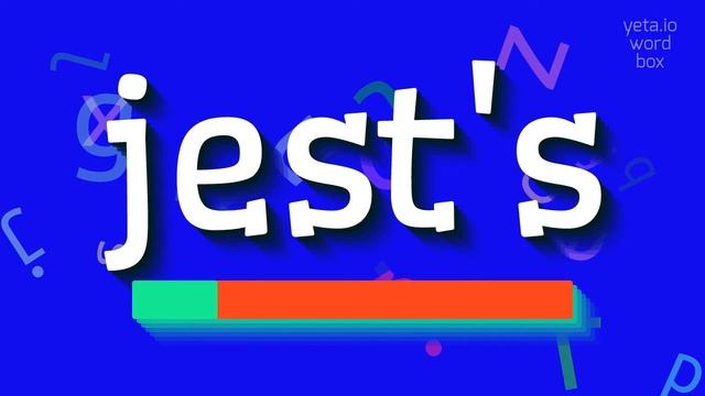 JEST'S - HOW TO PRONOUNCE JEST'S? #jest's смотреть онлайн