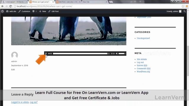 How to Add Video and Audio in WordPress Posts | Full Video in Hindi | LearnVern смотреть онлайн