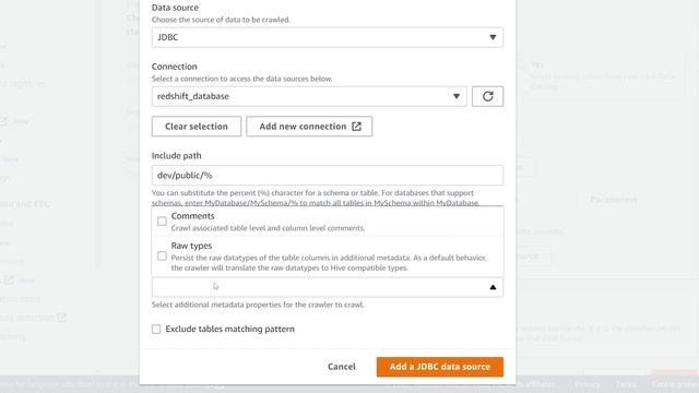 Add Redshift Data Source In AWS Glue Catalog смотреть онлайн