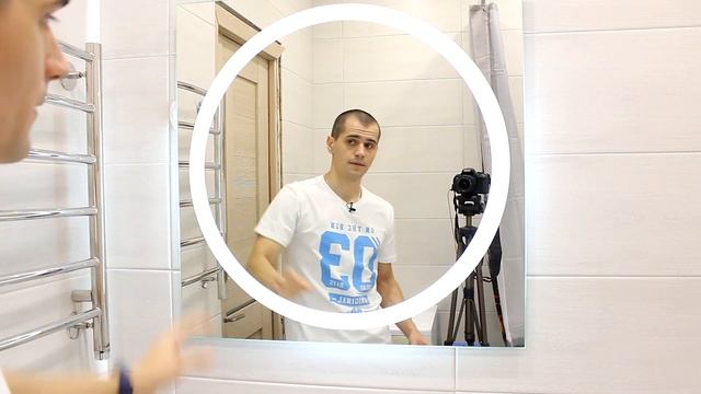 Зеркало с подсветкой за 2500 рублей в ванную комнату обзор смотреть онлайн